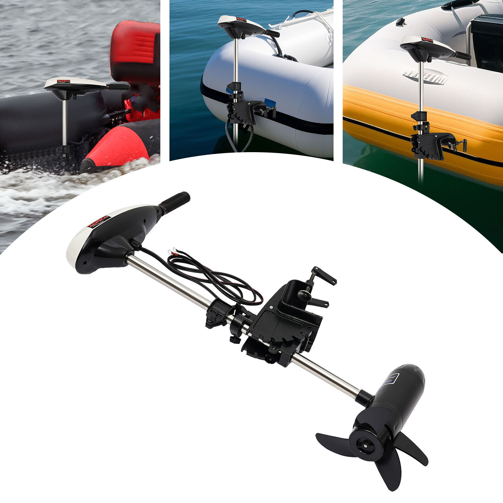 Fishing Kayak Trolling Motor - Электрический подвесной мотор Hangkai 12В 65