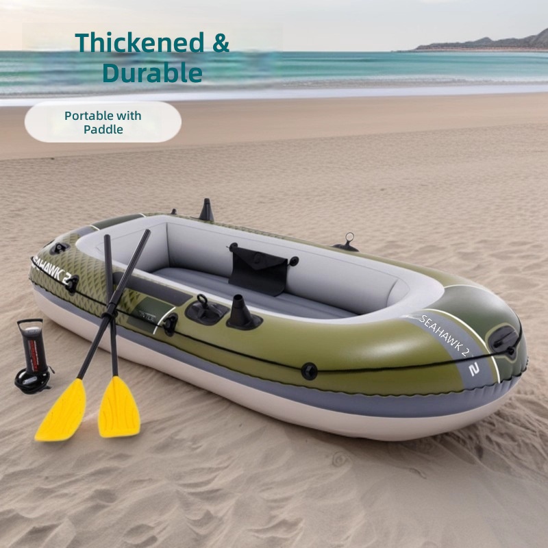 Надувная лодка, вместимость 2- – обзор и цена Fishing Kayak Inflatable