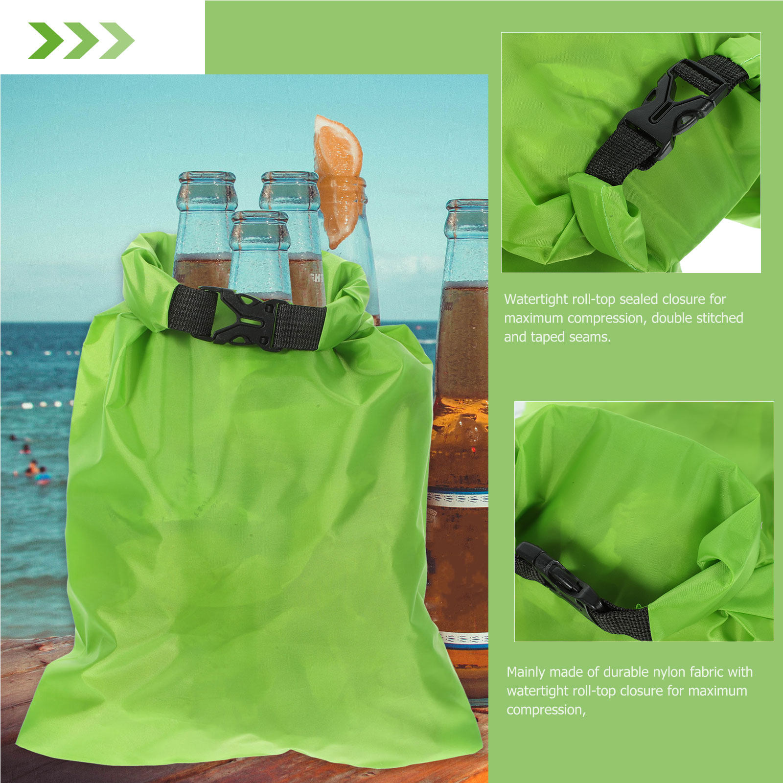 3 шт. водонепроницаемых гермом – обзор и цена Fishing Kayak Storage Bag